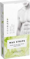 🔥 wax strips for hair removal - legs and body, 24 count logo