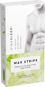 img 3 attached to 🔥 Wax Strips for Hair Removal - Legs and Body, 24 Count