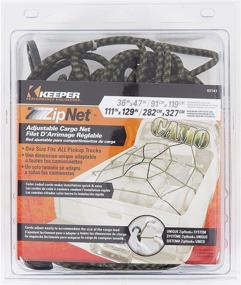 img 4 attached to 🔒 Flexible and Camouflaged: Keeper 03141 ZipNet Adjustable Cargo Net