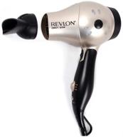 💇 revlon 1875 watt fast dry compact hair dryer: ionic technology, folding handle, dual voltage, bonus hair pins logo
