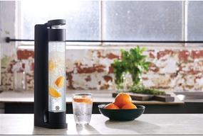 img 3 attached to TWENTY39 qarbo Sparkling Water Maker and Fruit Infuser - Premium Carbonation Machine with 1L BPA Free Bottles - Infuse Flavor & Carbonate Beverages (Matte Black)