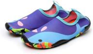 hutop athletic quick dry barefoot lightweight girls' shoes in athletic logo