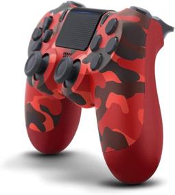 img 3 attached to 🎮 Enhance Your Gaming Experience with ADHJIE PS-4 Wireless Controller Dual Vibration Gamepad Joystick - Compatible with PS4/Slim/Pro/PC Console (Red Camo)!