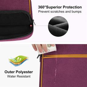 img 2 attached to Waterproof Laptop Shoulder Bag 13-14 inch - MacBook Air/Pro Sleeve Carrying Case