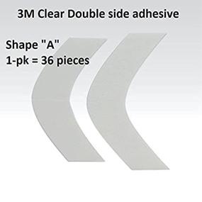 img 4 attached to 👗 Daily Wear: 3M 1522 Clear Adhesive Tape - 36 Pieces for Perfect Contouring