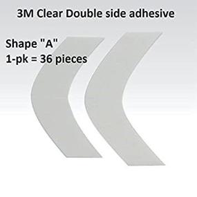 img 2 attached to 👗 Daily Wear: 3M 1522 Clear Adhesive Tape - 36 Pieces for Perfect Contouring