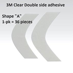 img 1 attached to 👗 Daily Wear: 3M 1522 Clear Adhesive Tape - 36 Pieces for Perfect Contouring