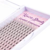 enhance your look with kenzie beauty russian volume premade 10d fans eyelash extensions 0.07 thickness, d curl 8mm logo