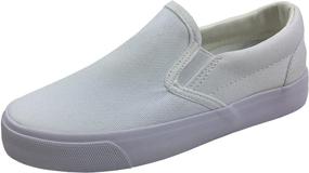 img 4 attached to 👟 Children's Timeless Slip-On Canvas Sneaker Tennis Shoes