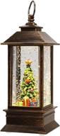 enchanting mini-christmas tree: led light snow globe 🎄 lanterns, perfect kids toy tabletop decorations for sparkling festive delight логотип