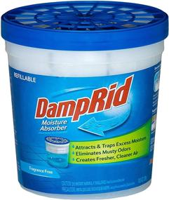 img 3 attached to 🌬️ DampRid Fragrance Free Refillable Moisture Absorber - 10.5oz Cups - 4 Pack: Experience Fresher, Cleaner Air with Effective Moisture Trapping
