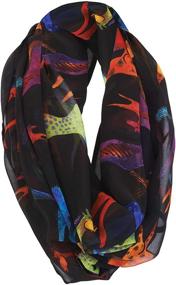 img 1 attached to 🎨 Laurel Burch Artistic Infinity Collection: Women's Scarves & Wraps Accessories