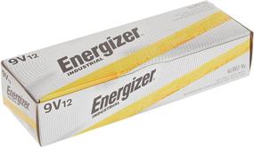 img 1 attached to 🔋 High-powered Energizer Industrial 9 Volt Batteries – Reliable Alkaline 9v Battery (Pack of 12)