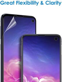 img 2 attached to 📱 Защитная пленка JETech для экрана Samsung Galaxy S10e: ультра HD-пленка TPU, совместима с чехлом, 2 шт. - высококачественная защита!