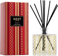 🎄 nest fragrances reed diffuser- holiday: 5.9 fl oz for long-lasting seasonal scents logo