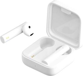 img 2 attached to Upgrade Your Music Experience with XiaoMi True Wireless Earphones 2 Basic - Longer Battery Life and Superior Sound Quality (White, International Edition)
