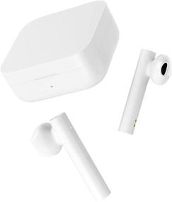 img 3 attached to Upgrade Your Music Experience with XiaoMi True Wireless Earphones 2 Basic - Longer Battery Life and Superior Sound Quality (White, International Edition)