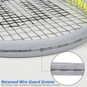 img 1 attached to 🎾 LUNNADE 2 Pack Adult Tennis Rackets, 27-Inch Recreational Racquet with Cover, Pre-Strung &amp; Regrip, Ideal for Men and Women Tennis Enthusiasts