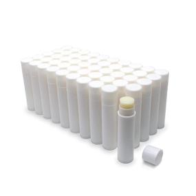 img 4 attached to 🎁 Organic Lip Balm Wholesale, Unbranded Pre-Filled Pack of 50, Honey Flavor, Customize with Personal Labels for Party Favors, Gift Baskets, or Branding Purposes. Suitable for All - Adults, Kids, and Gents