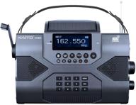 kaito ka900 voyager max emergency radio: digital solar crank, am/fm/sw, noaa weather, bluetooth, real-time alert, mp3 player, recorder & phone charger logo