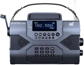 img 4 attached to Kaito KA900 Voyager Max Emergency Radio: Digital Solar Crank, AM/FM/SW, NOAA Weather, Bluetooth, Real-time Alert, MP3 Player, Recorder & Phone Charger