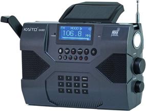img 2 attached to Kaito KA900 Voyager Max Emergency Radio: Digital Solar Crank, AM/FM/SW, NOAA Weather, Bluetooth, Real-time Alert, MP3 Player, Recorder & Phone Charger
