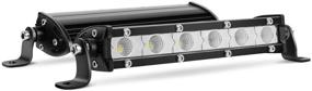 img 4 attached to 💡 Nilight 2PCS 7-дюймовый 18W Ультра-тонкий LED фара для света - бездорожье для туманного вождения для 4x4 джипов грузовиков ATV UTV SUV Tacoma Subaru | 2 года гарантии