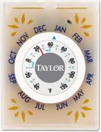 🌡️ optimize food safety and freshness with the taylor food fresh refrigerator thermometer and baking soda holder logo