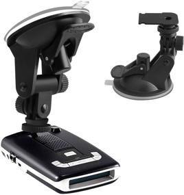 img 4 attached to 🚗 YiePhiot Suction Cup Radar Detector Mount for Escort Max / Max2 / Max360 Radar (Not Compatible with MAX360C Magnetic Cradle Radar) - Convenient Windshield and Dashboard Radar Holder