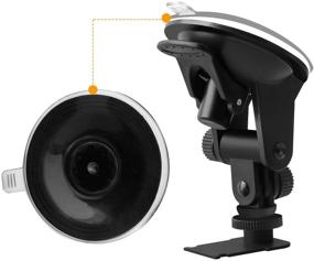 img 3 attached to 🚗 YiePhiot Suction Cup Radar Detector Mount for Escort Max / Max2 / Max360 Radar (Not Compatible with MAX360C Magnetic Cradle Radar) - Convenient Windshield and Dashboard Radar Holder