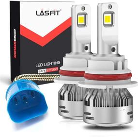 img 4 attached to Лампы LASFIT 9007 HB5 LED - наборы высокой яркости LED, 60 Вт 6000 люмен 6000K, легкая установка Plug-and-Play