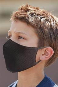 img 1 attached to 🌬️ Breathable Sports Mesh Mask: Adjustable, Reusable & Washable Outdoor Masks for Kids and Adults