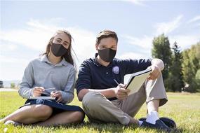 img 2 attached to 🌬️ Breathable Sports Mesh Mask: Adjustable, Reusable & Washable Outdoor Masks for Kids and Adults