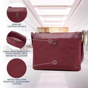 img 3 attached to 👜 Travelpro Luggage Platinum Women's Crossbody: Versatile Handbags & Wallets for Chic Travelers