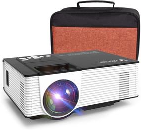 img 4 attached to 📽️ Portable Video Projector - 1080P Support for Outdoor Movies, Home Theater, HDMI, VGA, USB, AV - Compatible with Notebooks, Smartphones [Includes Carrying Case]