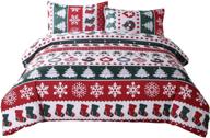 oecpkd christmas snowman snowflake comforter logo