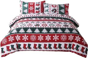 img 4 attached to Oecpkd Christmas Snowman Snowflake Comforter