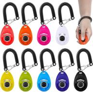 frienda 9-piece dog training clicker set | pet training clicker with wrist strap for behavioral training dogs, cats, birds, horses logo