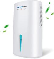 🌬️ upgraded gocheer dehumidifier for home - ideal for high humidity in basements, bedrooms, closets, bathrooms, kitchens - small, quiet & portable air dehumidifiers, covers up to 480 sq.ft, 2000ml (64oz) water tank logo