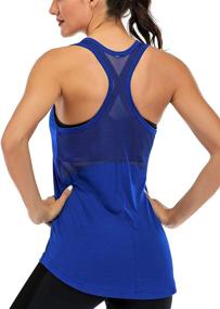 img 2 attached to Fihapyli Sleeveless Breathable Backless Racerback Sports & Fitness