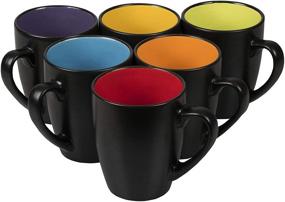 img 4 attached to Klikel 14Oz Black Coffee Mugs with Enhanced SEO