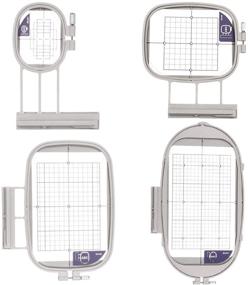 img 1 attached to Embroidex Hoops Set for Brother/Babylock Embroidery Machine (SA437, SA438, SA439, SA441): Duetta Quatro Dreammaker Dreamweaver innovis Luminaire Innov-ís XP