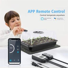 img 1 attached to 🦎 Smart Reptile Thermostat with WiFi Connectivity: Wteske Temperature Controller for Heating and Cooling, Compatible with Alexa Google Home, Ideal for Reptiles, Aquariums, Homebrew, Seedlings, and Greehouses