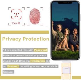 img 2 attached to 1ТБ золотистый USB-флеш-накопитель от Sttarluk - фото-флеш-накопитель для iPhone/iPad, внешний накопитель памяти, совместимый с iPad/iPod/Mac/Android/ПК.