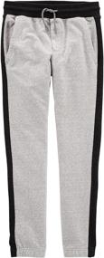 img 1 attached to 👖 Heather French Terry Joggers: Comfy Toddler Boys' Pants for Stylish Outfits