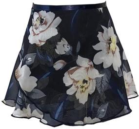 img 3 attached to Limiles Girls Chiffon Ballet Skirt: Stylish & Comfortable Skirts for Girls