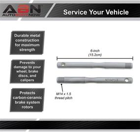 img 1 attached to 🔧 Простая выверка болтов колес с набором шпилек для отцентровки колес ABN - Набор из 2 штук для резьбы М14 х Р1.5 на болтах колес