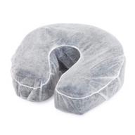 🧖 zmdream fitted disposable massage headrest covers - face rest cradle covers (pack of 50) in white logo
