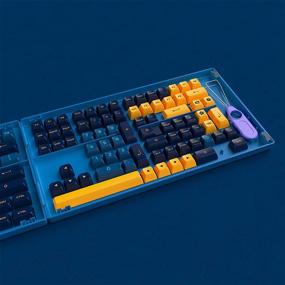 img 1 attached to Akko Macaw 199-Key ASA Profile Double-Shot PBT Keycap Set For Mechanical Keyboards With Collection Box