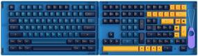 img 4 attached to Akko Macaw 199-Key ASA Profile Double-Shot PBT Keycap Set For Mechanical Keyboards With Collection Box